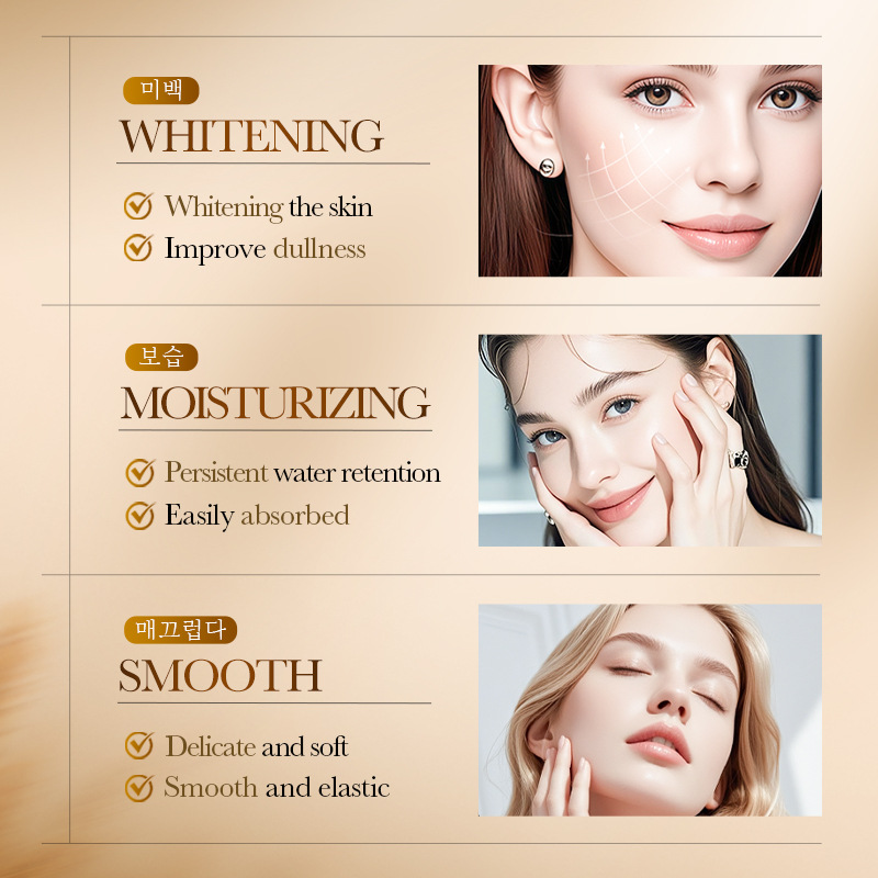 Sadoer 70% Rice Essence Whitening Skin Care Products Set, Face Cream, Essence and Facial Cleanser Cross-border export wholesale Application Scenario