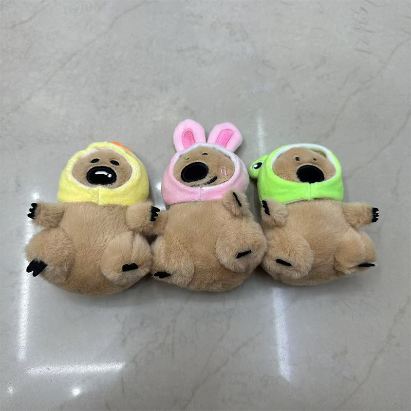 Plush Toys, Hat-Wearing Bears, Persimmon Bears, Cultural And Creative Souvenirs, Anthropomorphic Creative Dolls, Cartoon Peripheral Pendants, Plush Toy Pendants, Keychains, Cloth Puppet Pendants, Cute Decorative Gifts, Claw Machine Factory Direct Sales details Picture