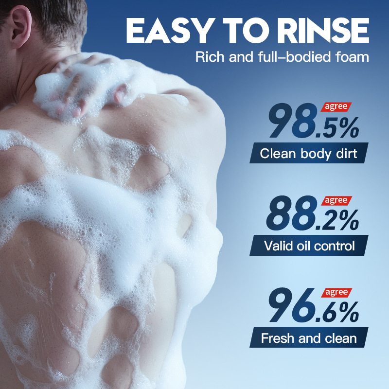 SADOER men's three-in-one soap in English, handmade soap for cleansing the body, universal soap for cross-border export wholesale details Picture