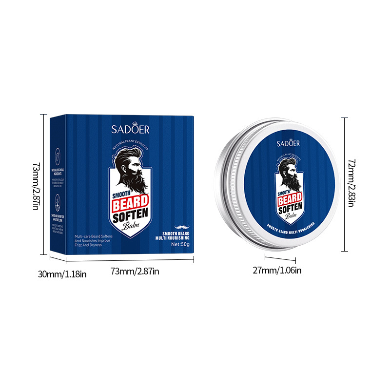 SADOER Beard Smoothing Cream, men's beard Care Moisturizing Beard Cream, cross-border export wholesale Item Picture