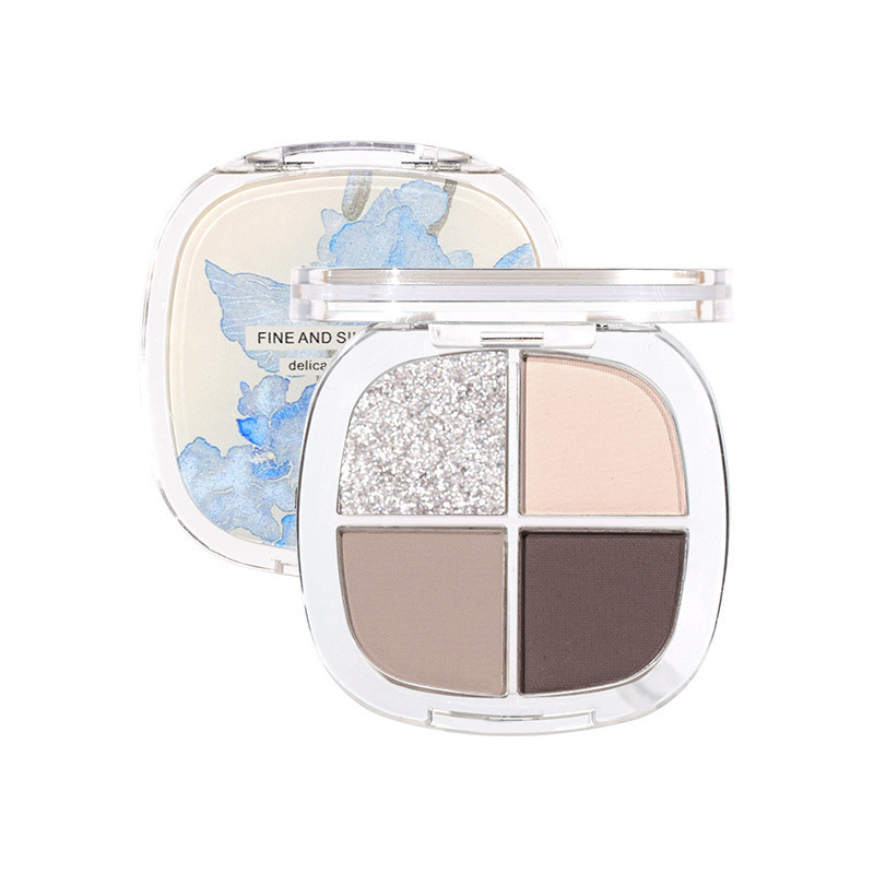 NOVO's Clear Eye Eyeshadow palette features a low-saturation, matte finish with a natural and fine sheen that is not prone to smudging, enhancing one's complexion Item Picture