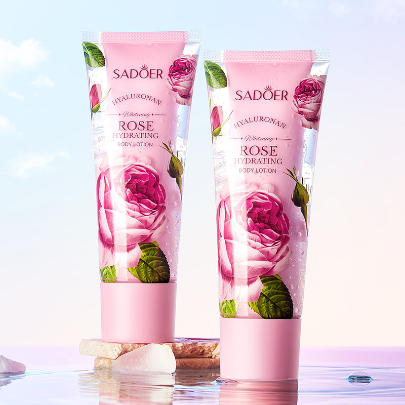 All-english rose body lotion SADOER Hyaluronic acid Whitening Hydrating Hand Cream Cross-border export wholesale Item Picture