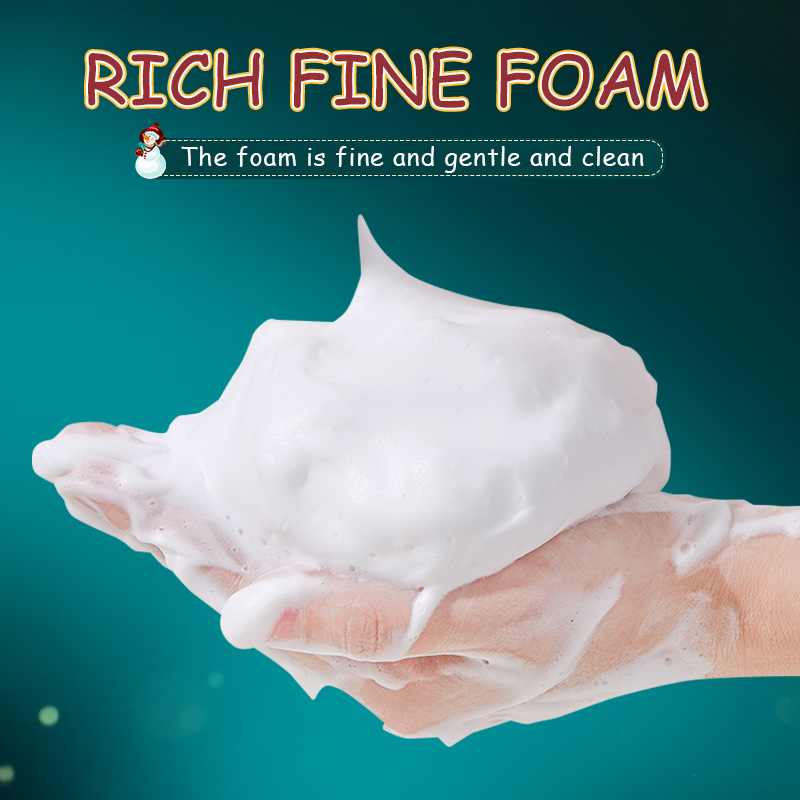 All-english SADOER Christmas Vitamin C Amino Acid Cleansing Facial Cleanser Cross-border export wholesale Application Scenario