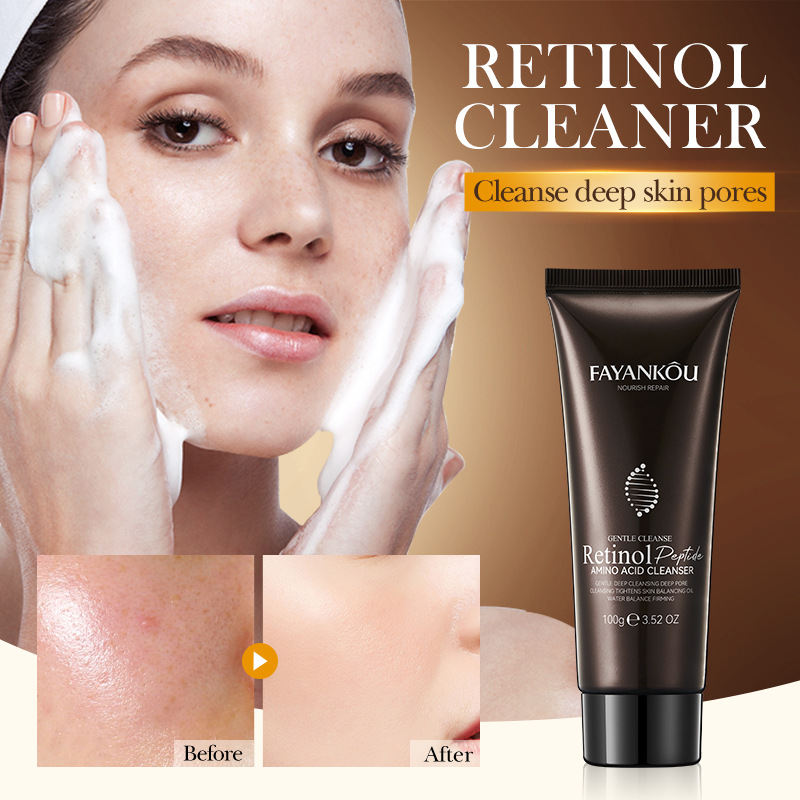 FAYANKOU Retinol Peptide Anti-Wrinkle Skin Care Product Set Moisturizing Cream Cross-border export wholesale Application Scenario