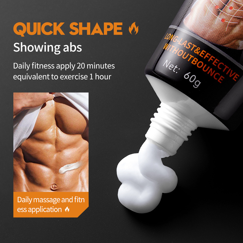 All-english SADOER Abdominal Shaping and Heating Cream for beauty salon, waist and abdomen weight loss, men with fever, cross-border export wholesale Item Picture