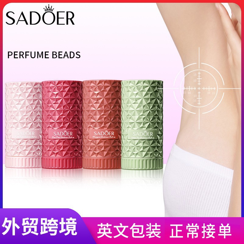 SADOER Peach White Tea Plant Essence Perfume with lingering fragrance and refreshing roll-on, cross-border trade full figure