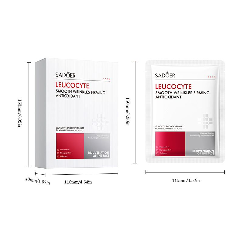 Cross-border export wholesale of SADOER white blood Cell anti-wrinkle, Firming, Hydrating and Moisturizing Mask Item Picture