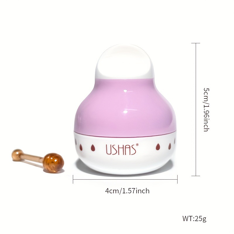 USHAS cross-border hot sales: 3-color refreshing jelly lip mask, lip scrub, lip mask to fade lip lines and moisturize Item Picture