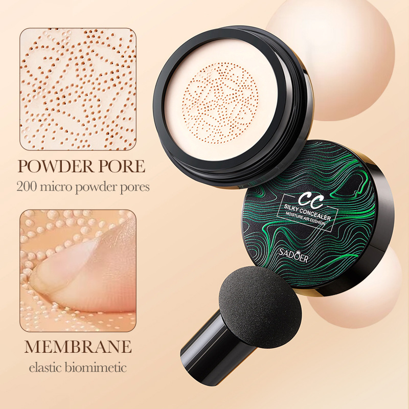 Cross-border wholesale of SADOER Mushroom Head cc Cushion Concealer, Contouring and facial Contouring Foundation details Picture