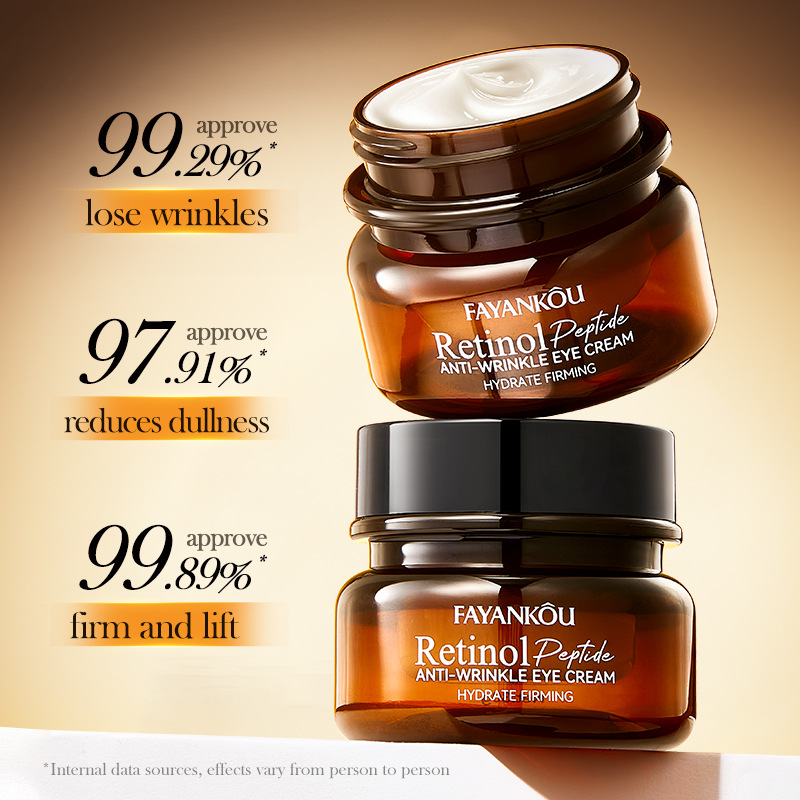 FAYANKOU Retinol Peptide Anti-Wrinkle Eye Cream, Anti-wrinkle, Hydrating, Moisturizing and Firming Eye Cream for cross-border export details Picture