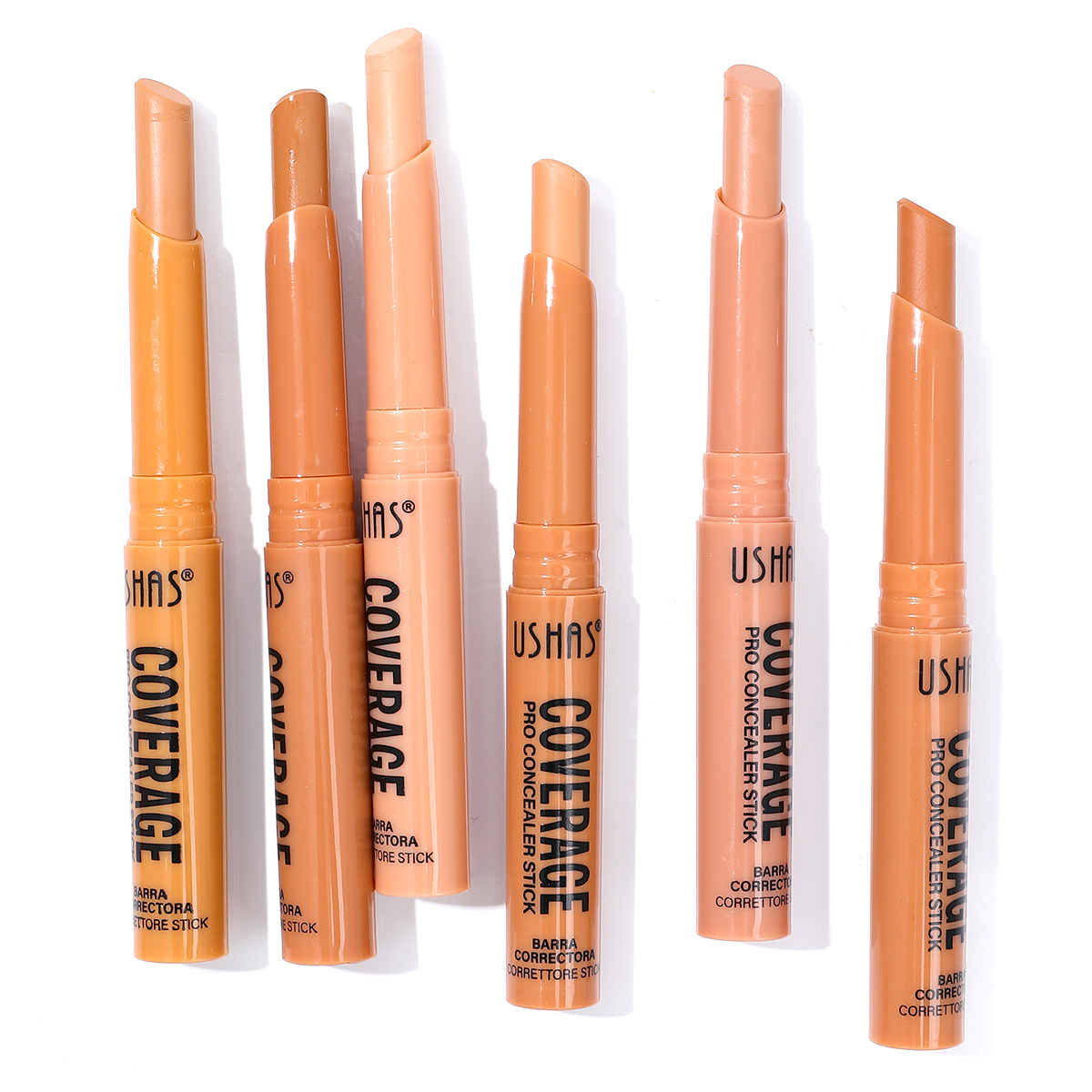 USHAS European and American cross-border stock Concealer Stick, long-lasting waterproof natural contouring Concealer, three-dimensional Makeup UC058A+B Specification drawing