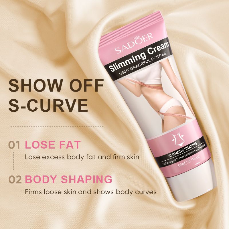 SADOER Slimming and Shaping Cream for firming and rejuvenating the skin, cross-border export wholesale of ladies' slimming cream Specification drawing