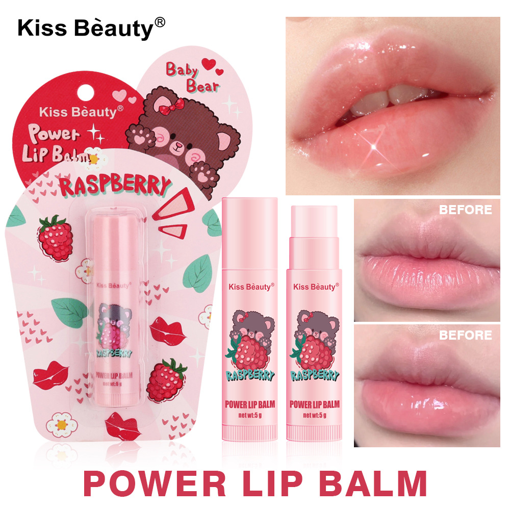 kissbeauty Cross-border Lip Balm Cartoon Moisturizing Care Lip Balm Hydrating Lip Balm Factory wholesale full figure