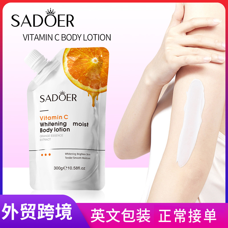 SADOER Vitamin C Whitening and Moisturizing Body Lotion, cross-border export wholesale of whitening Body lotion full figure