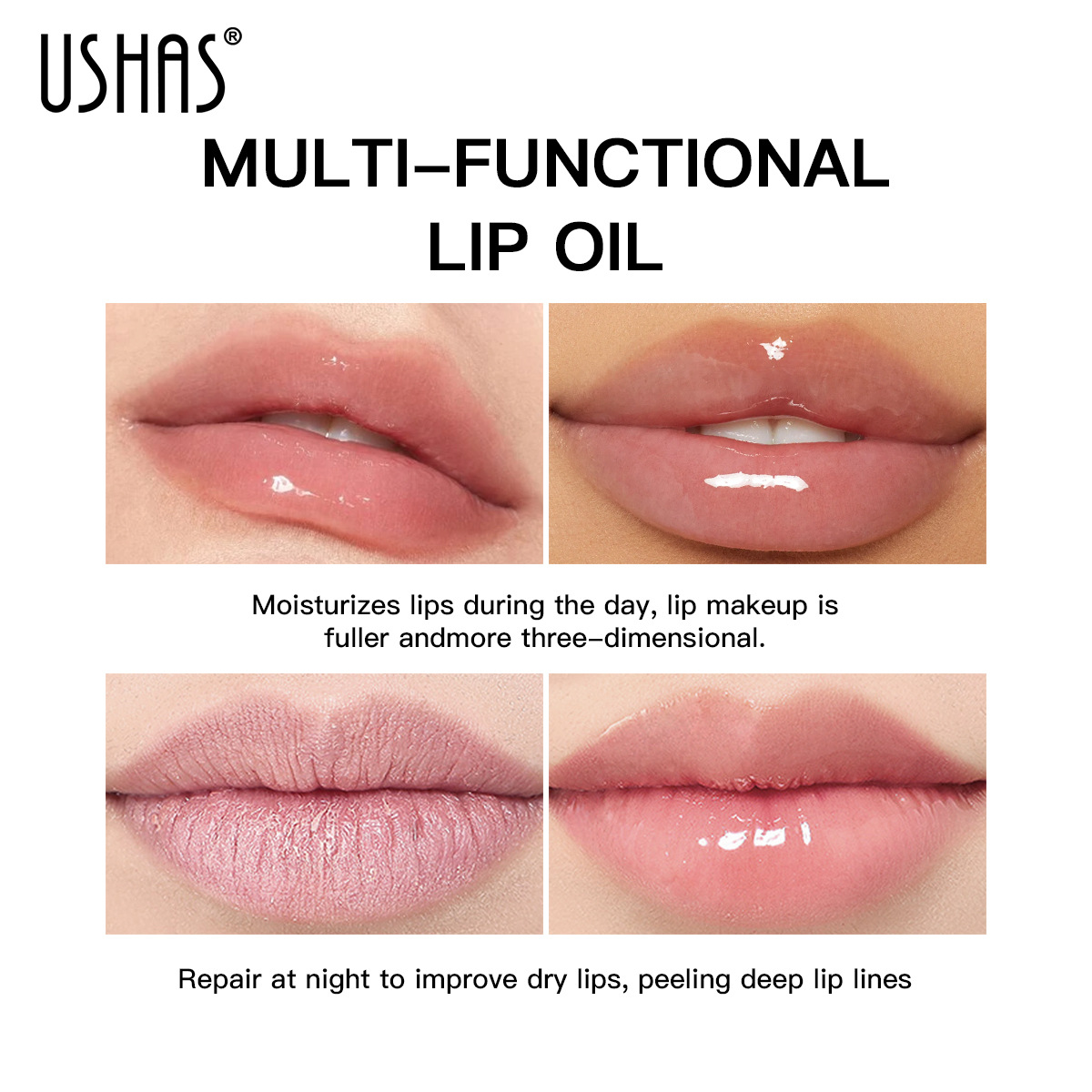 USHAS European and American Cross-border Lip Oil LG2586 Specification drawing