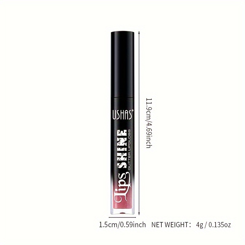 USHAS Amazon's best-selling cross-border pearlescent lip gloss LG2492A Item Picture