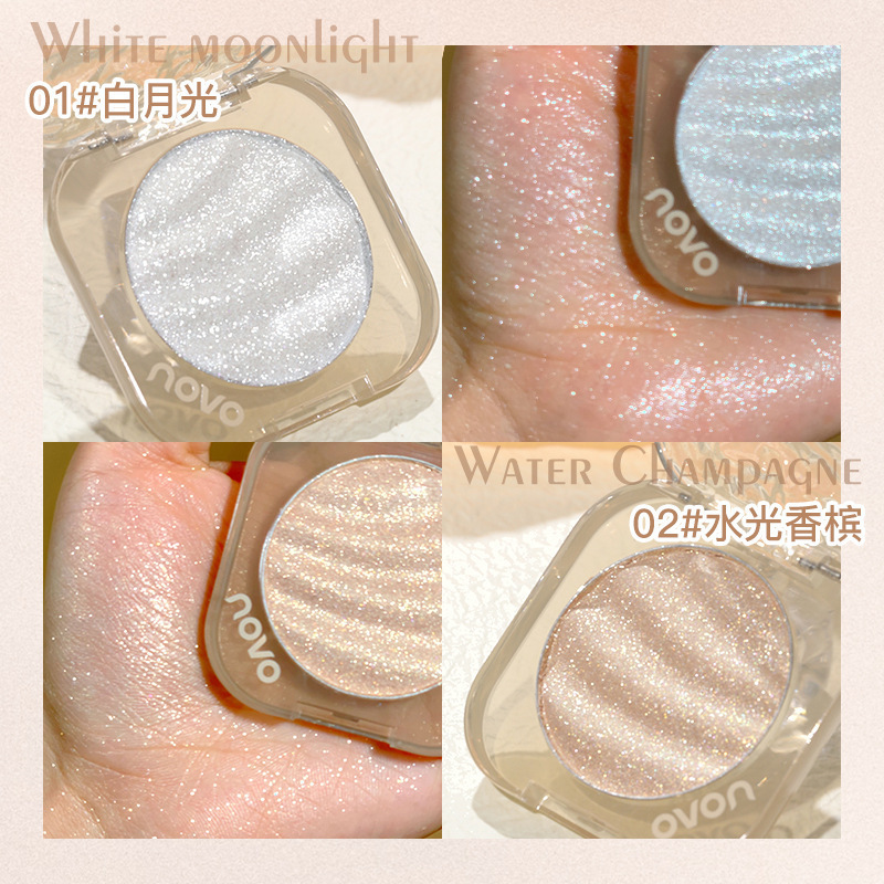 NOVO Phantom Light Three-dimensional Highlight Powder for beginners in makeup, a three-dimensional highlight brightening shadow Contouring powder details Picture