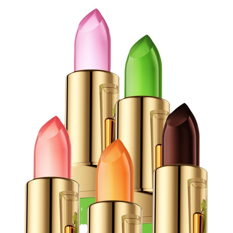 All-english SADOER aloe Vera jelly temperature-changing lipstick, lustrous and not easy to fade, elegant lipstick cross-border export wholesale Item Picture
