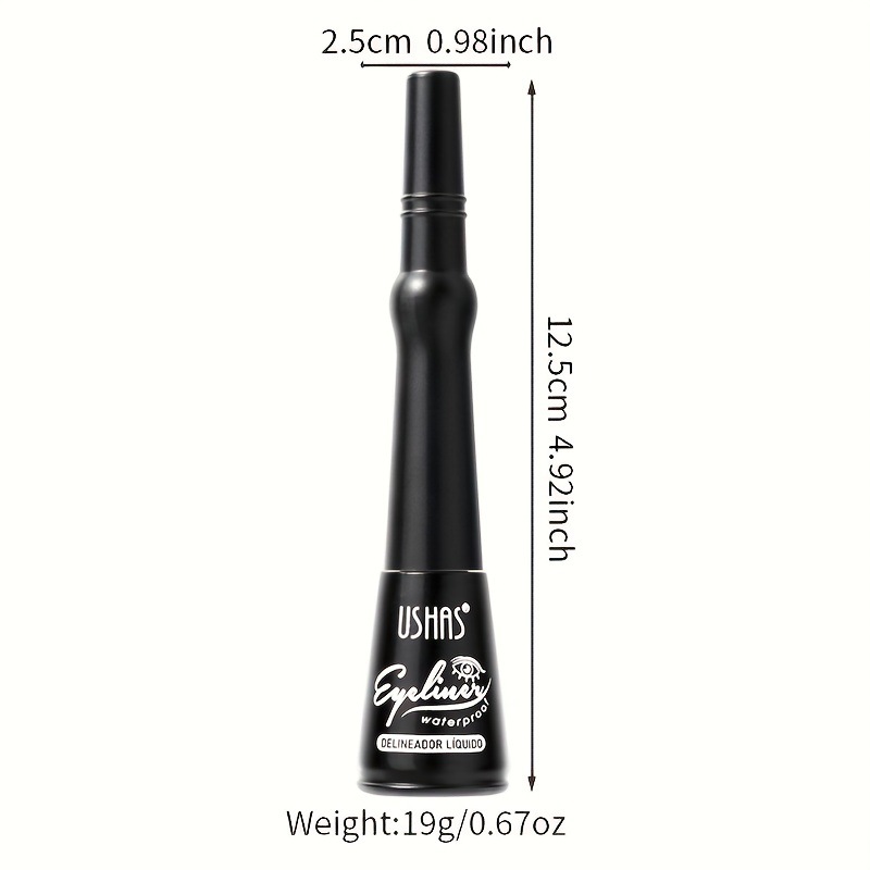 USHAS cross-border in-stock best-selling pen, long-lasting and non-staining liquid, waterproof soft tip liquid eyeliner EL663 Item Picture