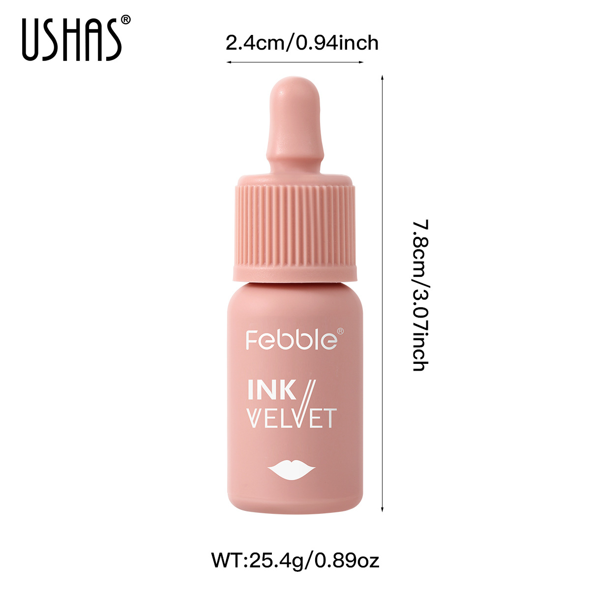 USHAS cross-border bestseller matte liquid lipstick, lip gloss, lip paste, non-stick cup, waterproof, Amazon lip gloss, European and American Item Picture