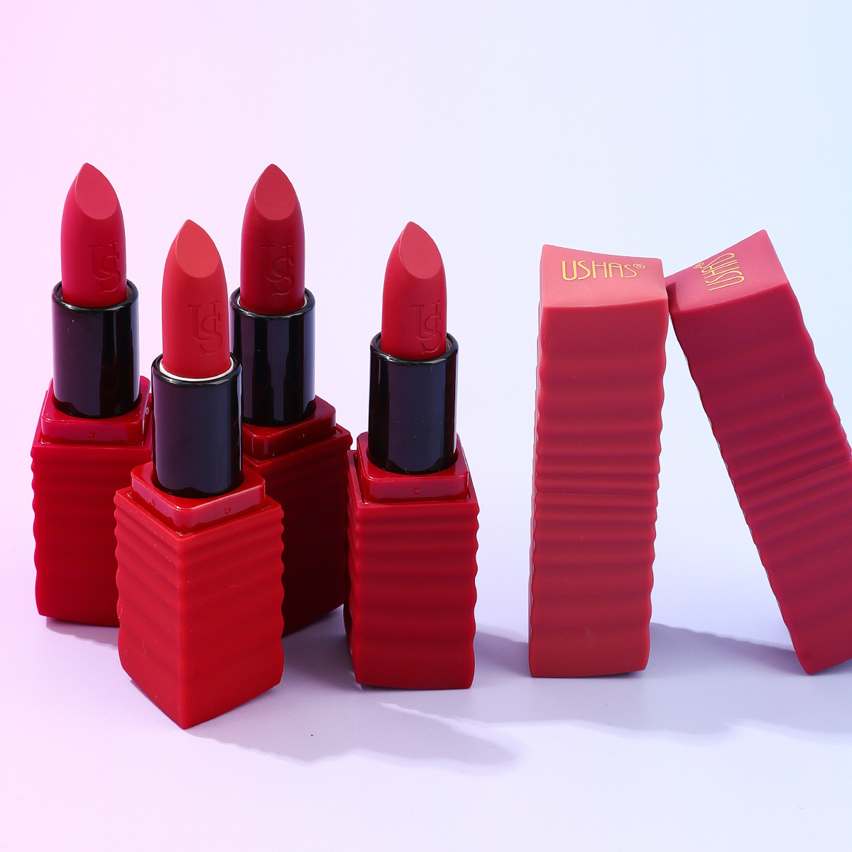 USHAS Amazon Bestseller Cross-border Lipstick Matte long-lasting non-stick Cup Waterproof matte Moisturizing LP2338 Specification drawing