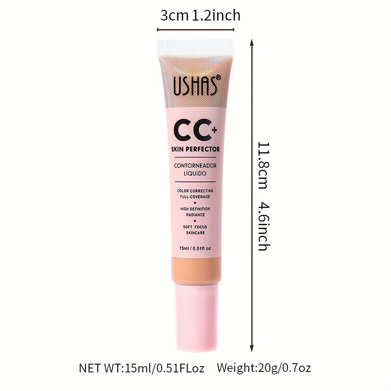 USHAS Cross-border 6-color concealer moisturizes and brightens the skin tone for a long time without smudging. It is a waterproof foundation and concealer for isolation Item Picture
