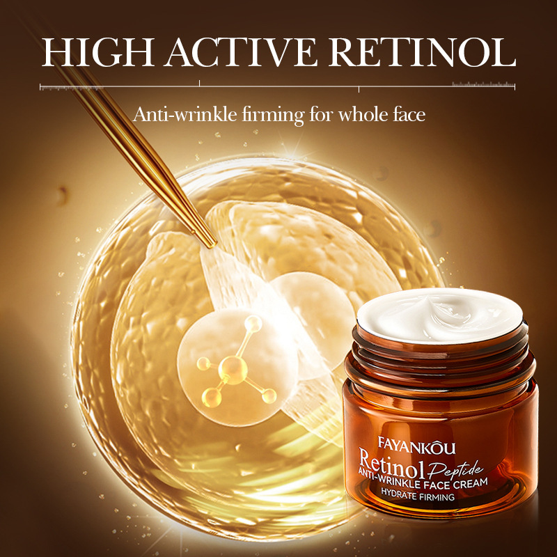 FAYANKOU Retinol Peptide Anti-Wrinkle Cream, Brightening and Moisturizing Cream, cross-border export wholesale Specification drawing