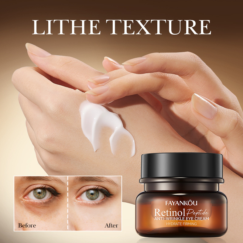 FAYANKOU Retinol Peptide Anti-Wrinkle Eye Cream, Anti-wrinkle, Hydrating, Moisturizing and Firming Eye Cream for cross-border export Application Scenario