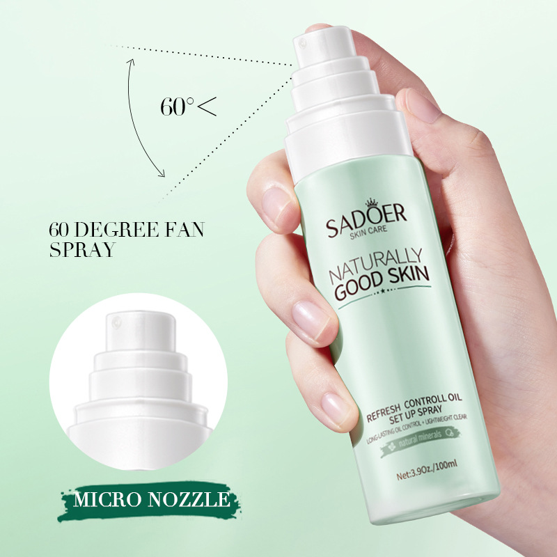 SADOER Refreshing Oil-Control Setting Spray, Refreshing Setting Natural Face Spray, cross-border export wholesale Item Picture