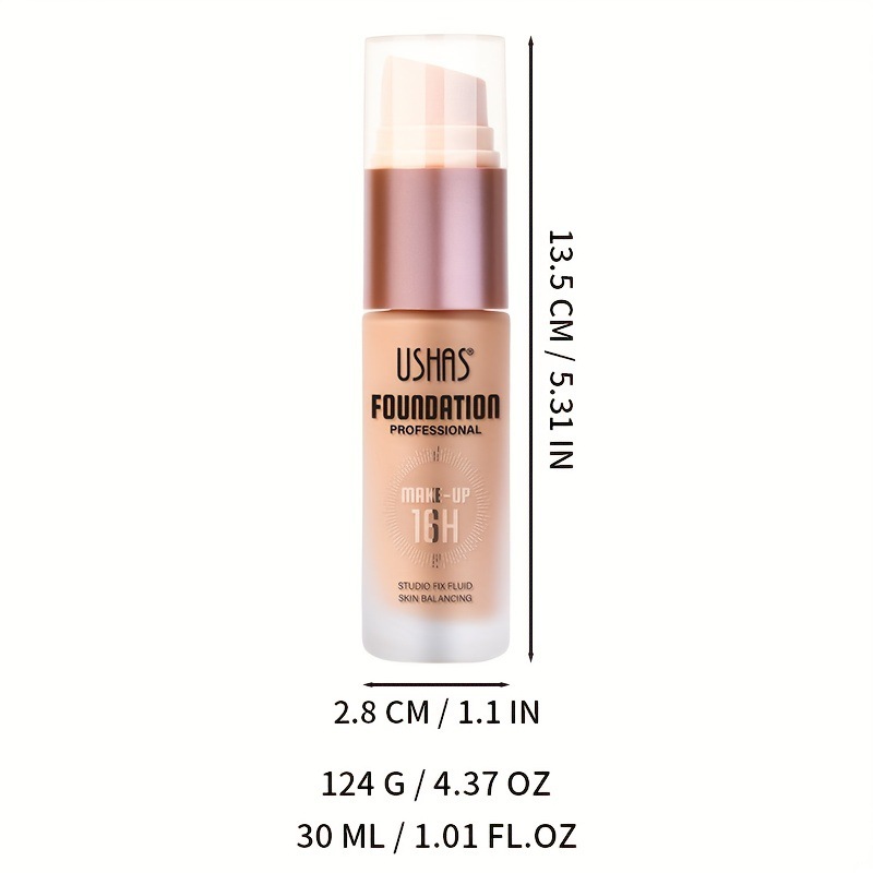 USHAS cross-border in-stock best-selling waterproof Foundation, Concealer Foundation, natural long-lasting waterproof Makeup FS445A Item Picture