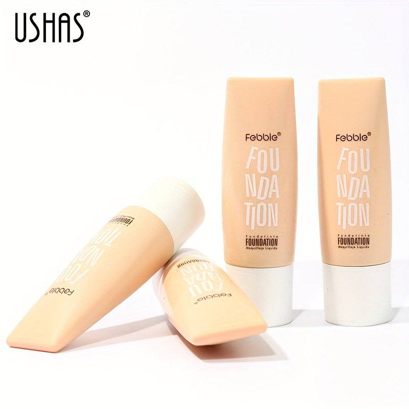 USHAS cross-border Foundation for export provides concealer, moisturizer, oil control, long-lasting makeup without smudging, natural color for oily skin, Amazon full figure