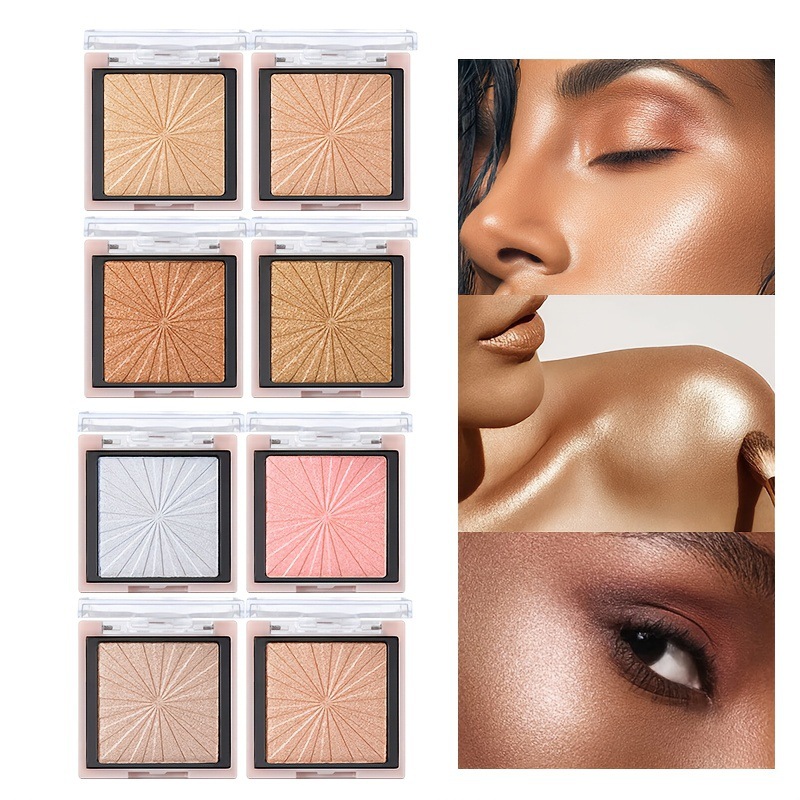 USHAS cross-border best-selling portable small square multi-color high-gloss ES4182 from Europe and America full figure