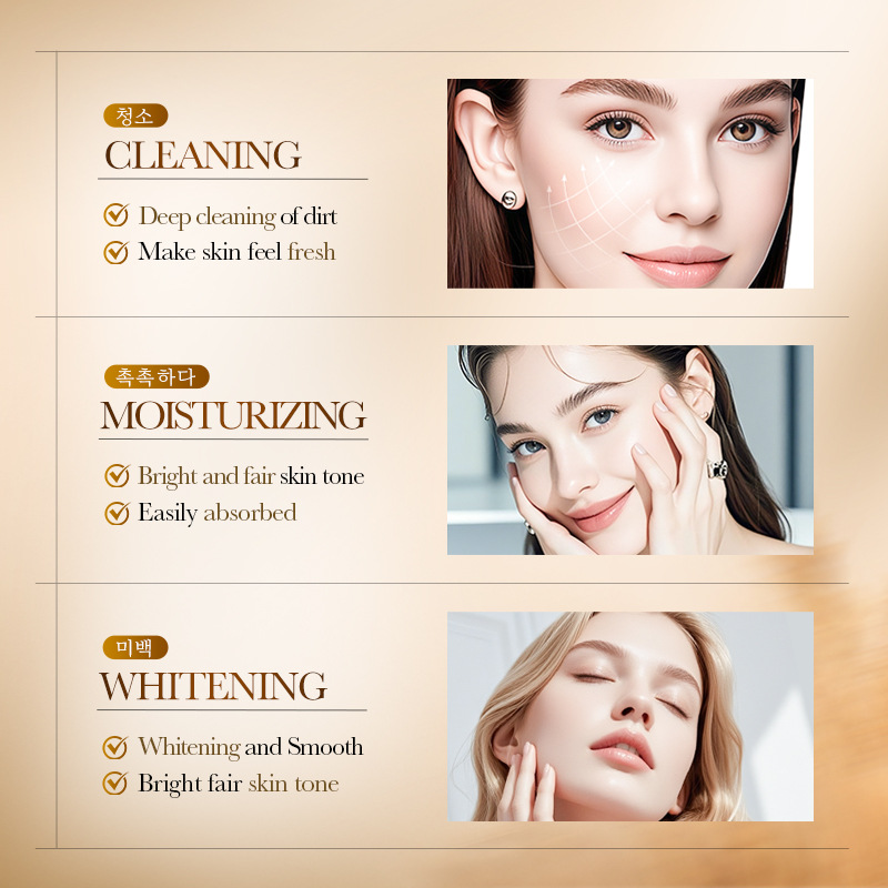 Sadoer 70% Rice Essence Whitening Facial Cleanser (Foreign Language Version) 100g Application Scenario