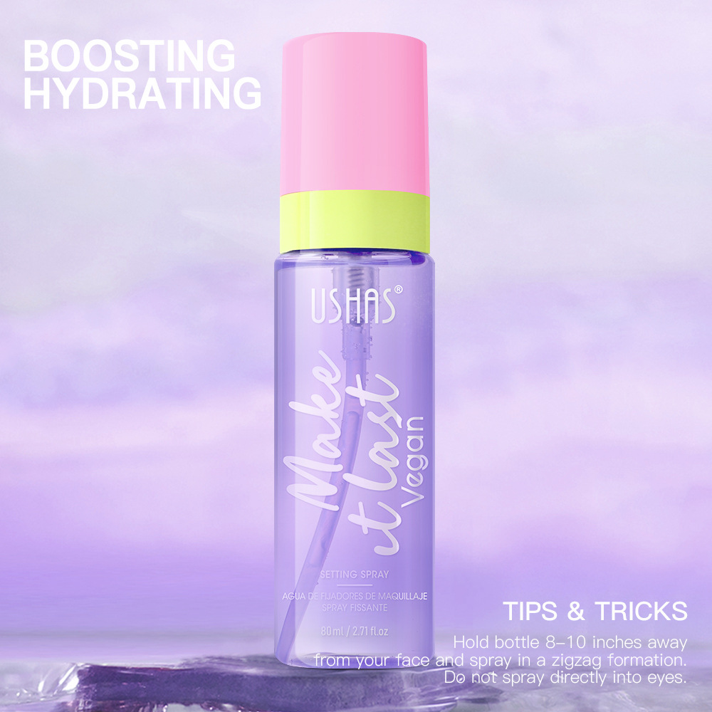 USHAS Cross-border in-stock Setting Spray Waterproof, Moisturizing, Oil-Control and Hydrating Setting Water UC116 full figure