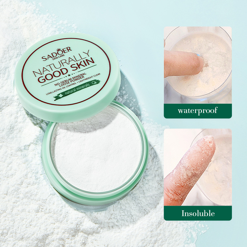 Cross-border wholesale of SADOER oil-control mineral mint powder, setting powder and makeup products in English Application Scenario