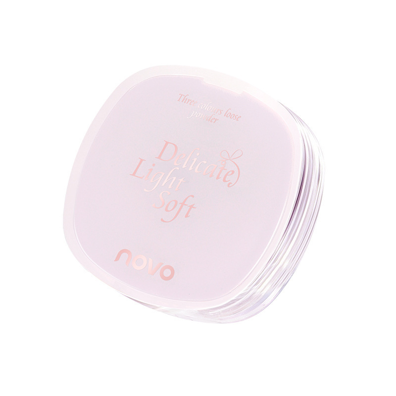 NOVO Xinyue Rongguang Three-color Setting Powder, Three-color layered soft Light Special Blend, light and long-lasting, affordable for students Item Picture