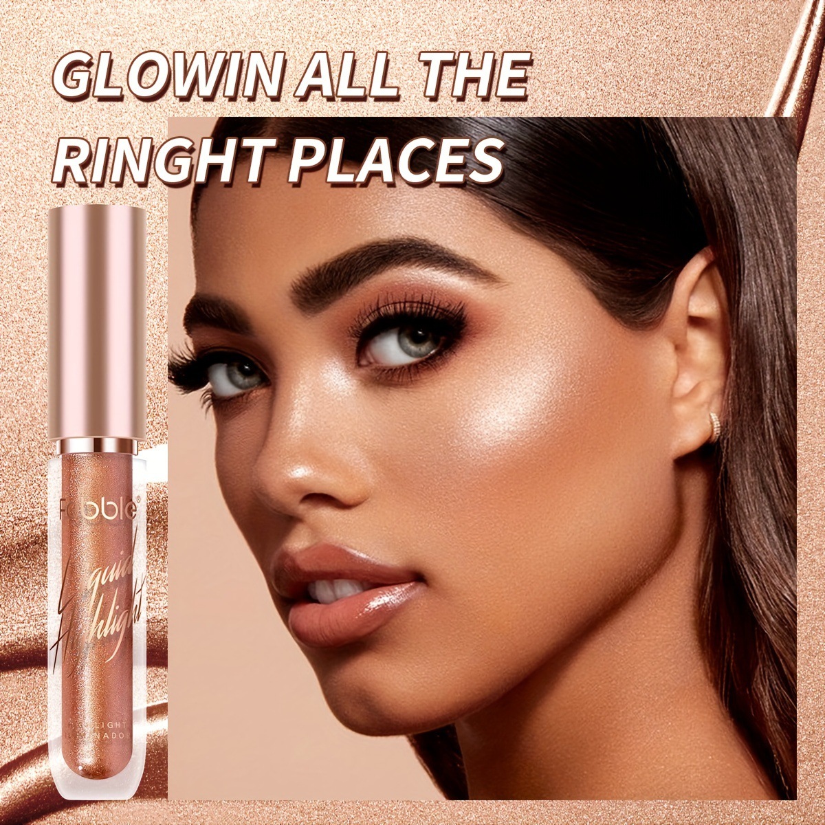USHAS Cross-border Stock FS293A Liquid High-gloss Contouring, Tear troughs, Under-eye brightening, Three-dimensional Natural Contouring Liquid Color details Picture