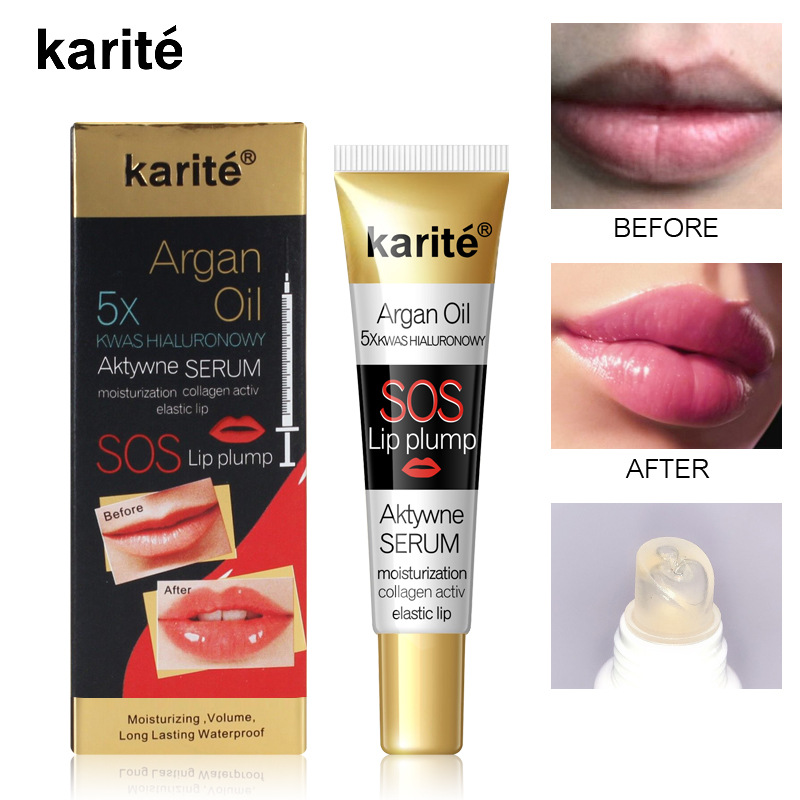 kiss beauty Cross-border Lip Plumping Big Mouth Elastic Lip Oil Jelly Lip Transparent Moisturizing Lip Gloss Lip Gloss full figure