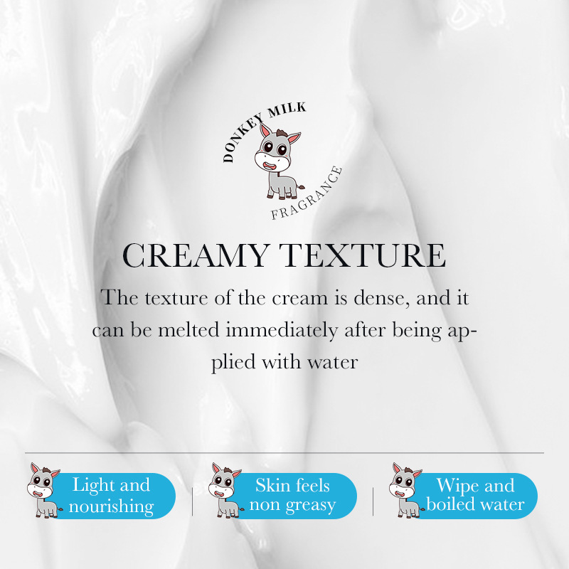 All-english ZOZU amino acid donkey milk Body Lotion for moisturizing, hydrating and brightening skin. Cross-border export wholesale of body lotion Application Scenario