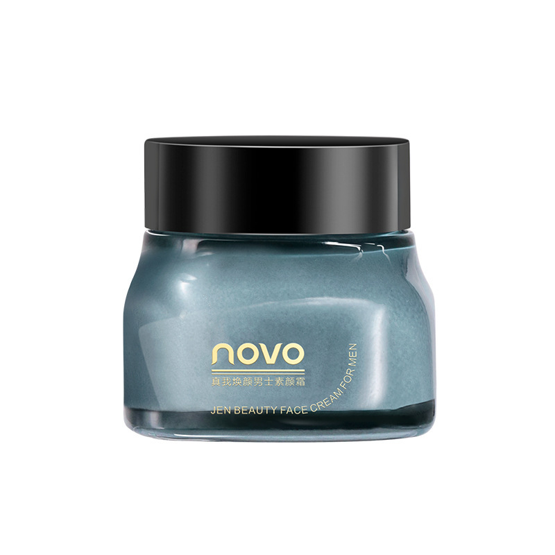 NOVO True Self Revitalizing Men's Natural Cream is light, oil-controlling, long-lasting, hydrating and true whitening. It's a cosmetic for lazy people without makeup Item Picture