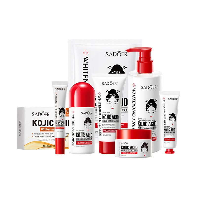 Cross-border export wholesale of SADOER kojic acid freckle-removing cream, brightening, rejuvenating and melanin-removing face cream and body lotion Item Picture