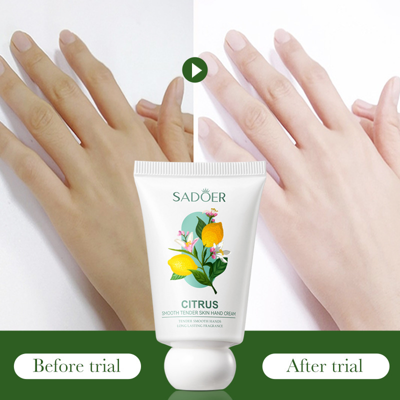 SADOER Citrus Refreshing and Smooth Hand Cream, hydrating autumn and winter hand Cream, cross-border export wholesale Item Picture