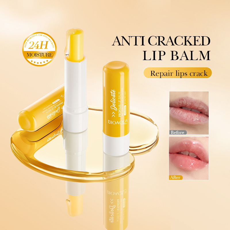All-english BIOAOUA Propolis Anti-Cracking and Moisturizing Lip Balm Cross-border export wholesale details Picture