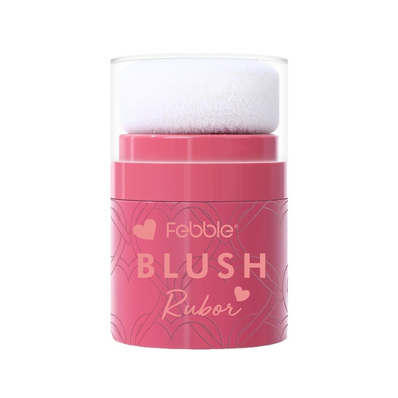 USHAS Cross-border Amazon's best-selling 3-color sponge head blush ES4159 is waterproof and long-lasting Item Picture