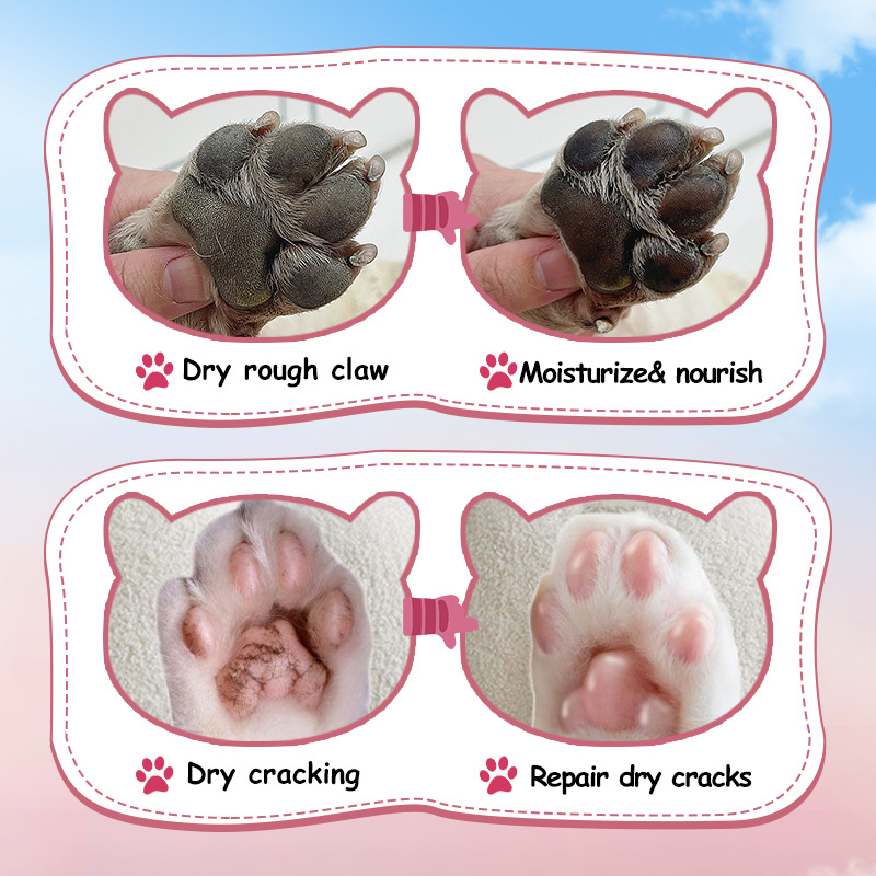 EXGYAN Pet rose Oil Anti-Cracking Paw Cream and paw Hand Cream cross-border export wholesale Application Scenario