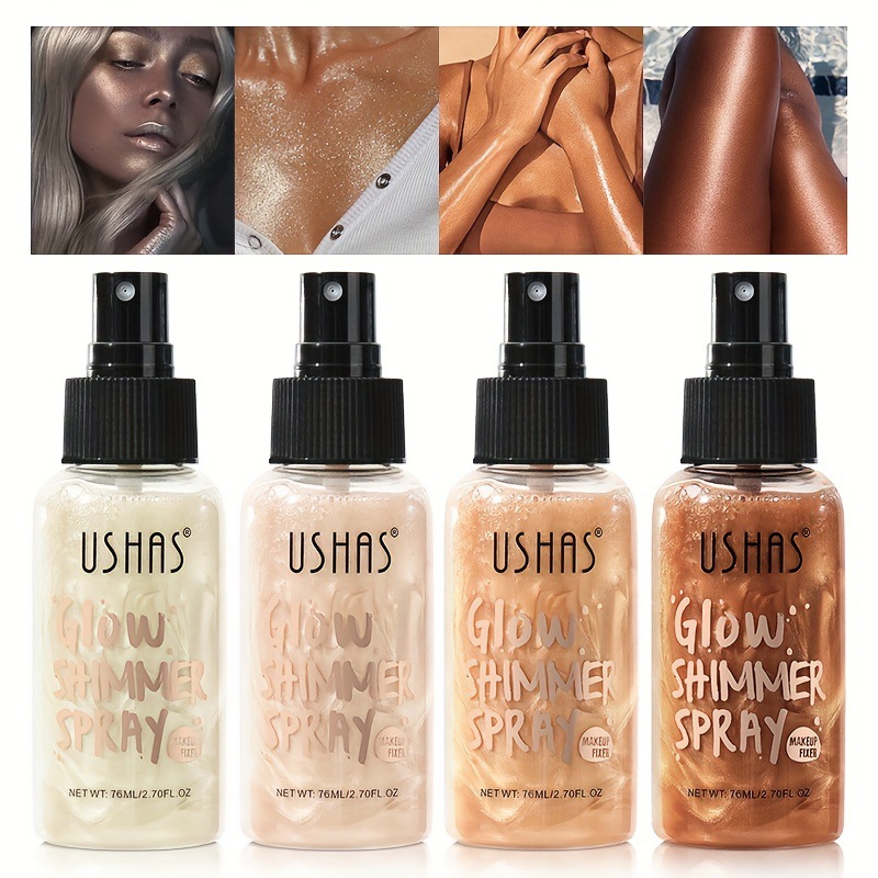 USHAS cross-border in-stock bestseller Liquid High-gloss Brightening Foundation FS294, Concealer, Long-lasting, water-resistant and oil-resistant glitter full figure