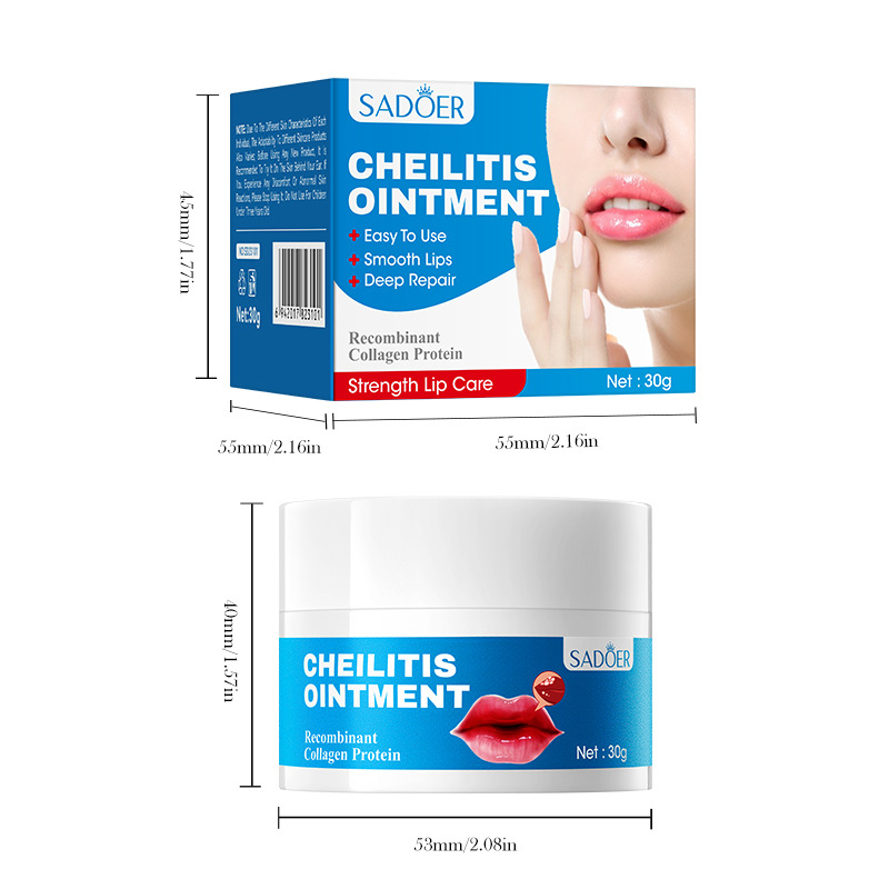 Full English SADOER Lip Balm anti-dryness and Cracking Moisturizing Lip Balm cross-border export wholesale Item Picture