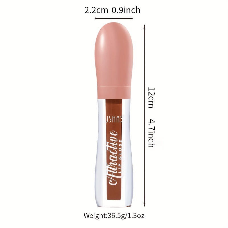 USHAS Amazon's best-selling cross-border 6-color matte velvet lip gloss lip gloss, long-lasting liquid lipstick that doesn't stick to glasses Item Picture