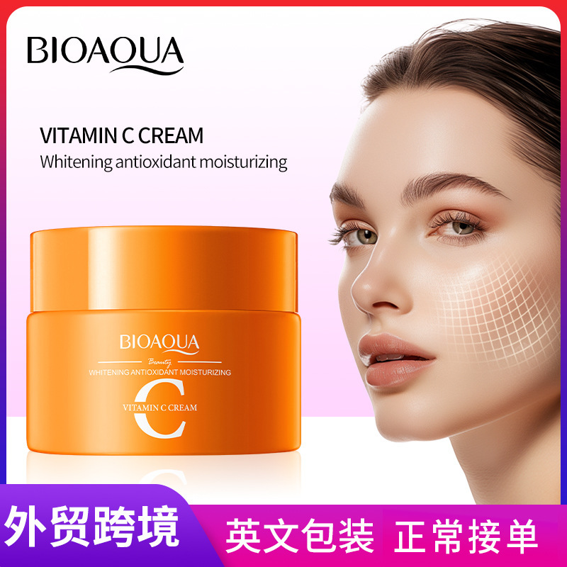 BIOAQUA Vitamin C Whitening and Antioxidant Cream 60g, cross-border export wholesale full figure