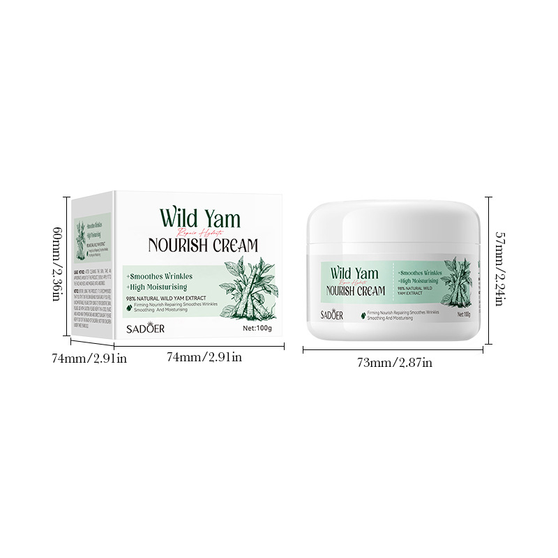 Cross-border export wholesale of SADOER Yam Repair Moisturizing Nourishing Cream for hydrating and nourishing skin Cream Item Picture